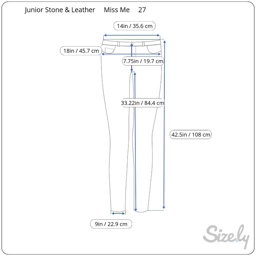 Size 27 Mid Rise Retro Blue Jeans - Picture 8 of 8